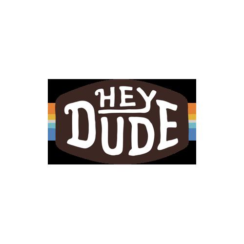 Hey on sale dude logo