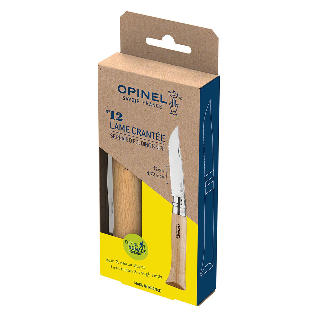 Opinel No.12 Serrated Camp Folding Knife 1