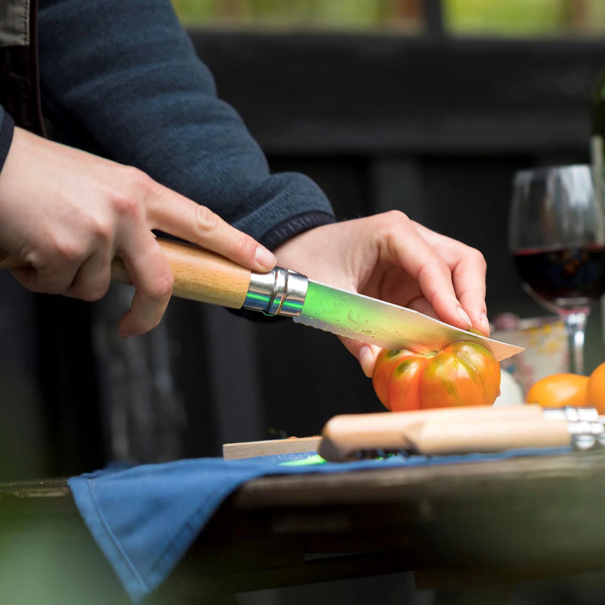 Opinel No.12 Serrated Camp Folding Knife 4