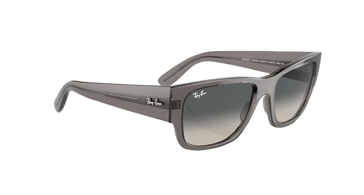 Rayban Carlos Polished Opal Dark Grey Fame with Grey Lenses 1