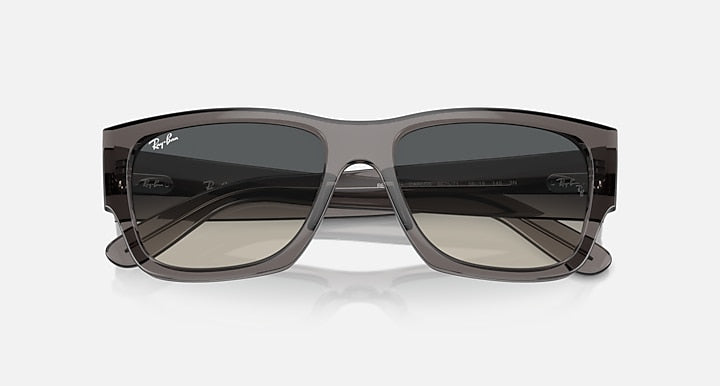 Rayban Carlos Polished Opal Dark Grey Fame with Grey Lenses 6