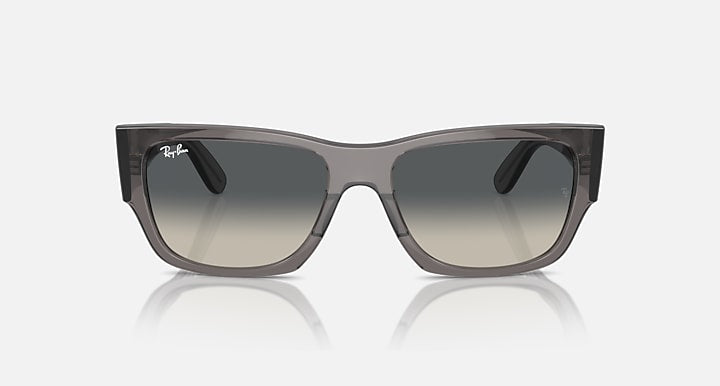 Rayban Carlos Polished Opal Dark Grey Fame with Grey Lenses 3
