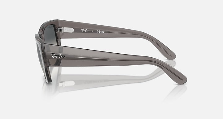 Rayban Carlos Polished Opal Dark Grey Fame with Grey Lenses 4