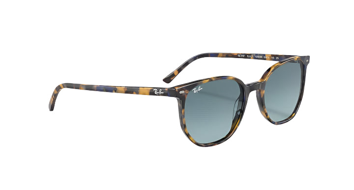 Ray Ban Elliot Polished Yellow & Blue Havana Frame with Blue Gradient Lenses 1