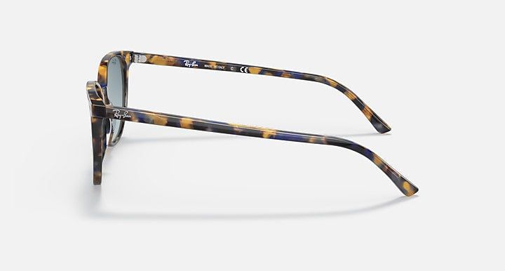 Ray Ban Elliot Polished Yellow & Blue Havana Frame with Blue Gradient Lenses 4