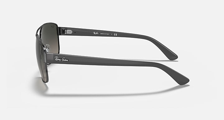 Ray Ban RB3663 Polished Gunmetal with Grey Gradient Lenses 4