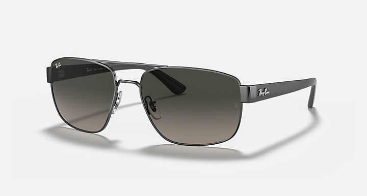 Ray Ban RB3663 Polished Gunmetal with Grey Gradient Lenses 2