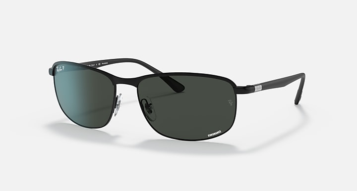 Ray Ban RB3671CH Chromance Matte Black with Dark Grey Chromance 2