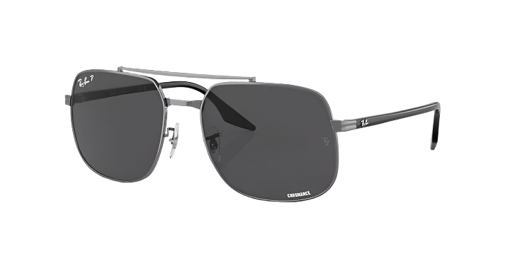Ray Ban RB3699 Polished Gunmetal with Dark Grey Chromance lenses 1