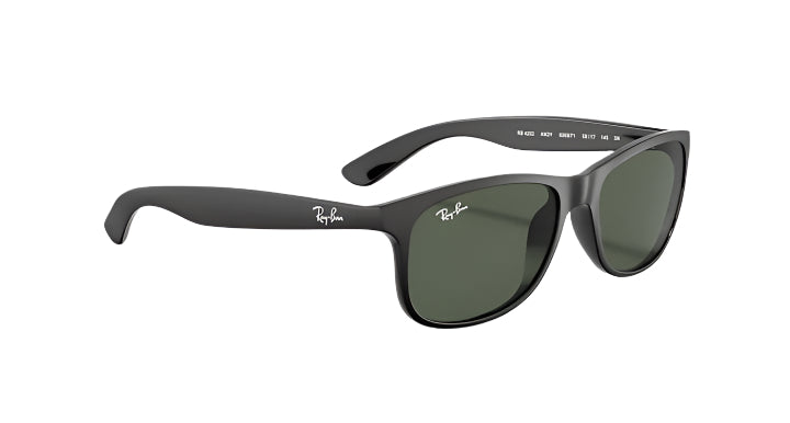 Ray Ban Andy Matte Black with Green Lenses 1