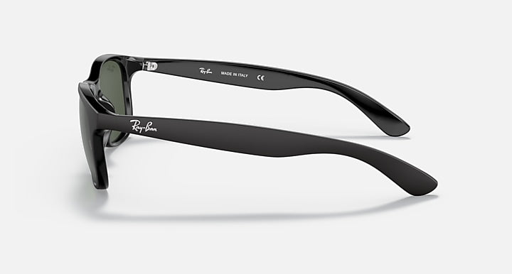 Ray Ban Andy Matte Black with Green Lenses 4