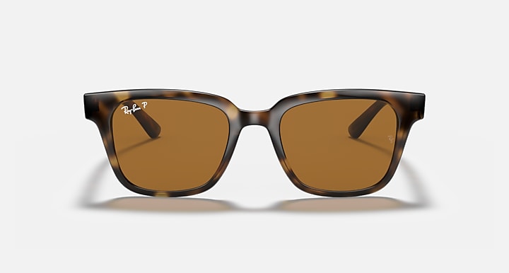 Ray Ban RB4323 Polished Light Havana Frame with B-15 Brown Lenses 3