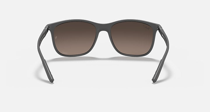 Ray Ban RB4330CH Chromance MAtte Grey with Silver Chromance 5