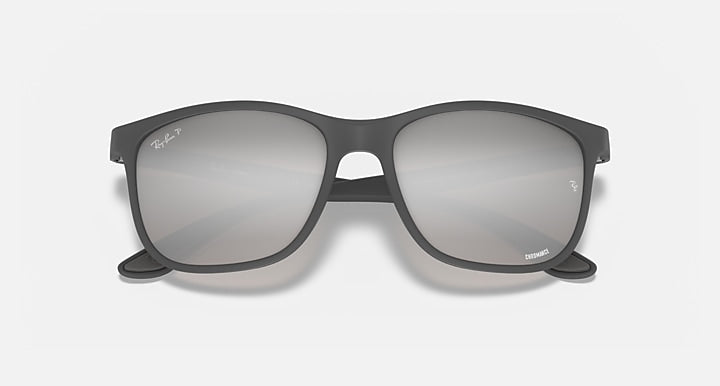 Ray Ban RB4330CH Chromance MAtte Grey with Silver Chromance 6