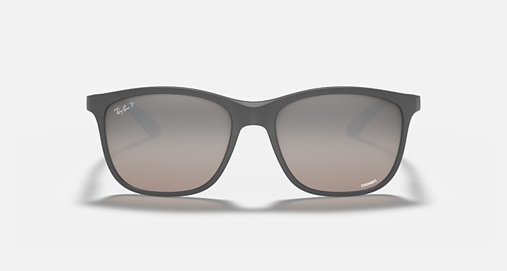 Ray Ban RB4330CH Chromance MAtte Grey with Silver Chromance 3