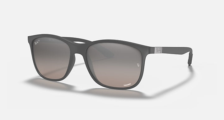 Ray Ban RB4330CH Chromance MAtte Grey with Silver Chromance 2