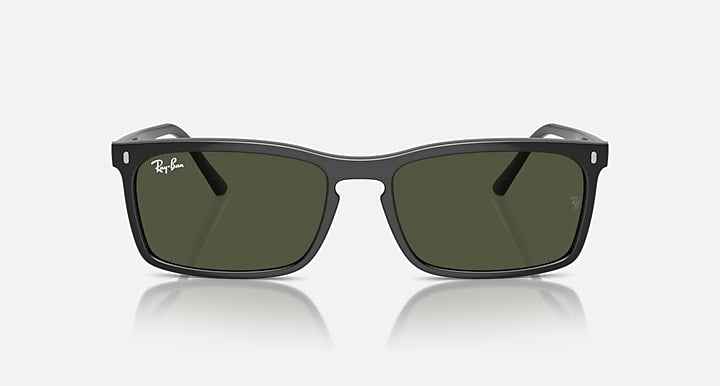 Ray Ban RB4435 Polished Black with Green Lenses 5
