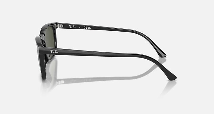 Ray Ban RB4435 Polished Black with Green Lenses 4