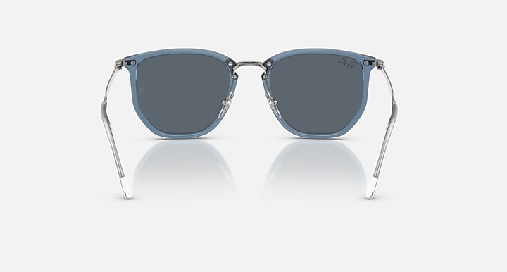 Ray Ban RB4451 Polished Transparent Blue with Blue lenses 5