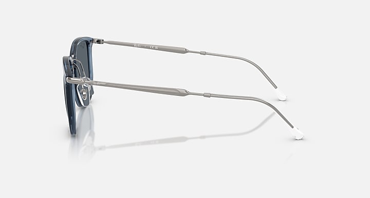 Ray Ban RB4451 Polished Transparent Blue with Blue lenses 4
