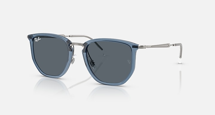 Ray Ban RB4451 Polished Transparent Blue with Blue lenses 2