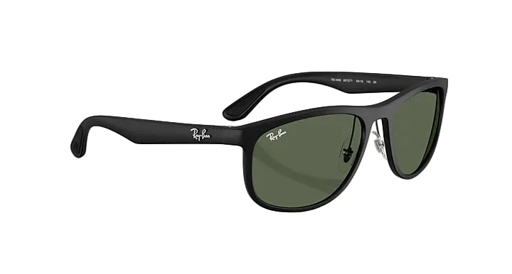 Ray Ban RB4468 Liteforce Matte Sand Black with Dark Green Lenses 1