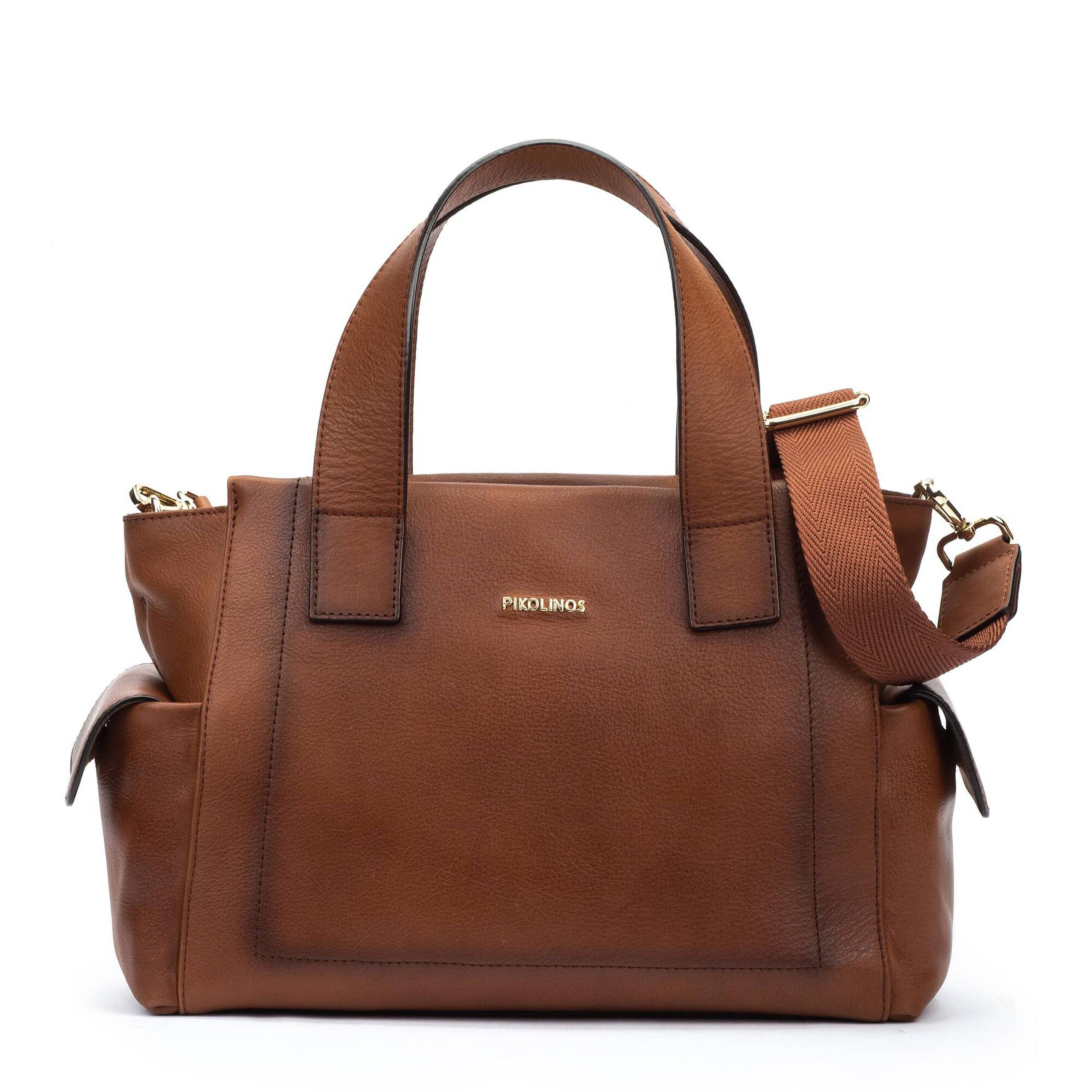 Pikolinos Pau Leather handbag with double handles 6