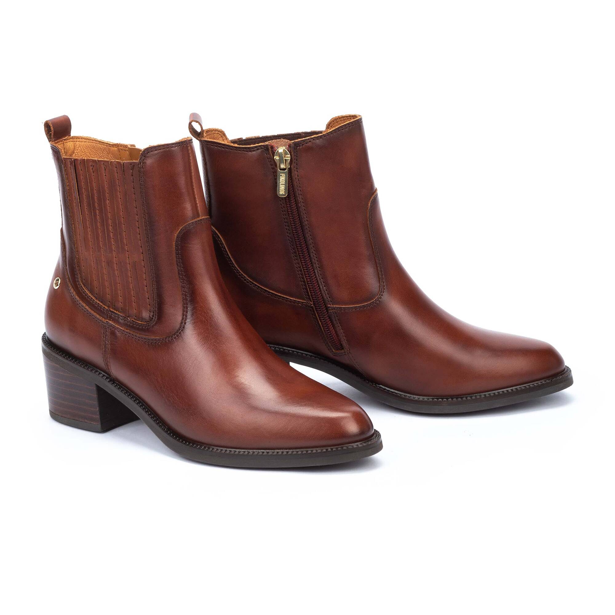 Pikolinos Bacarot Leather Ankle Boots Women's 3