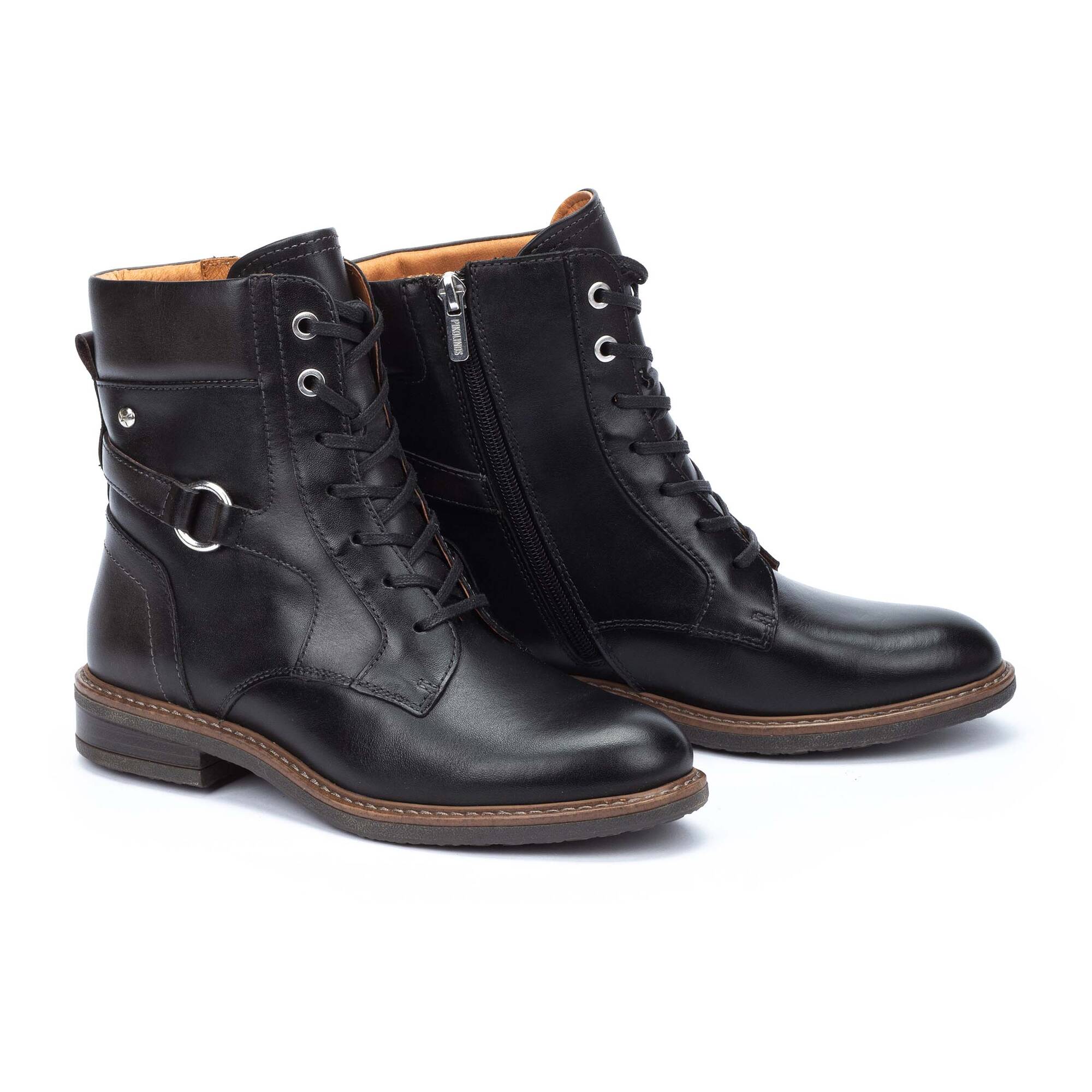 Pikolinos Aldaya Two-Tone Tall Ankle Boots Women's 3