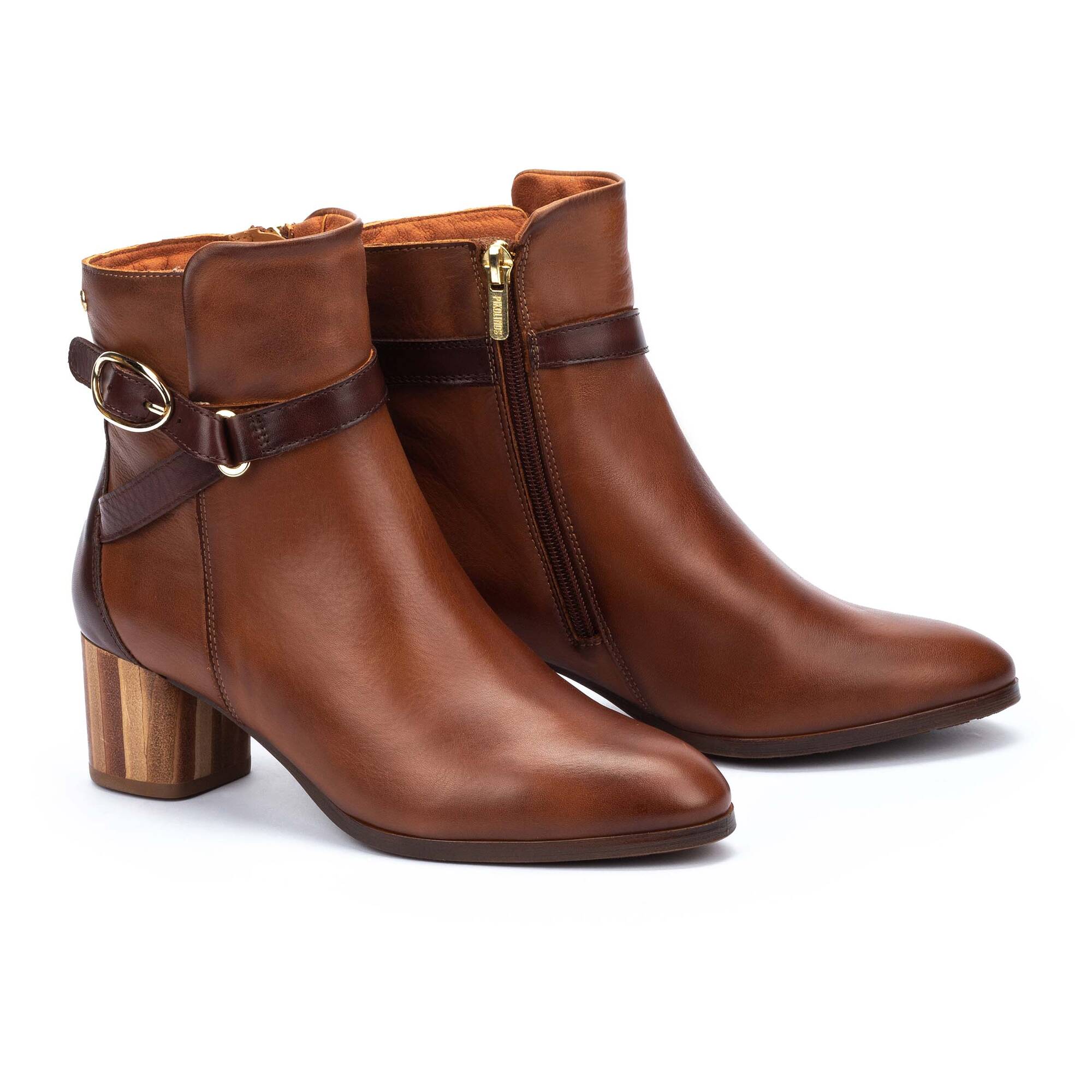 Women's Pikolinos Calafat Ankle Boots with Buckle