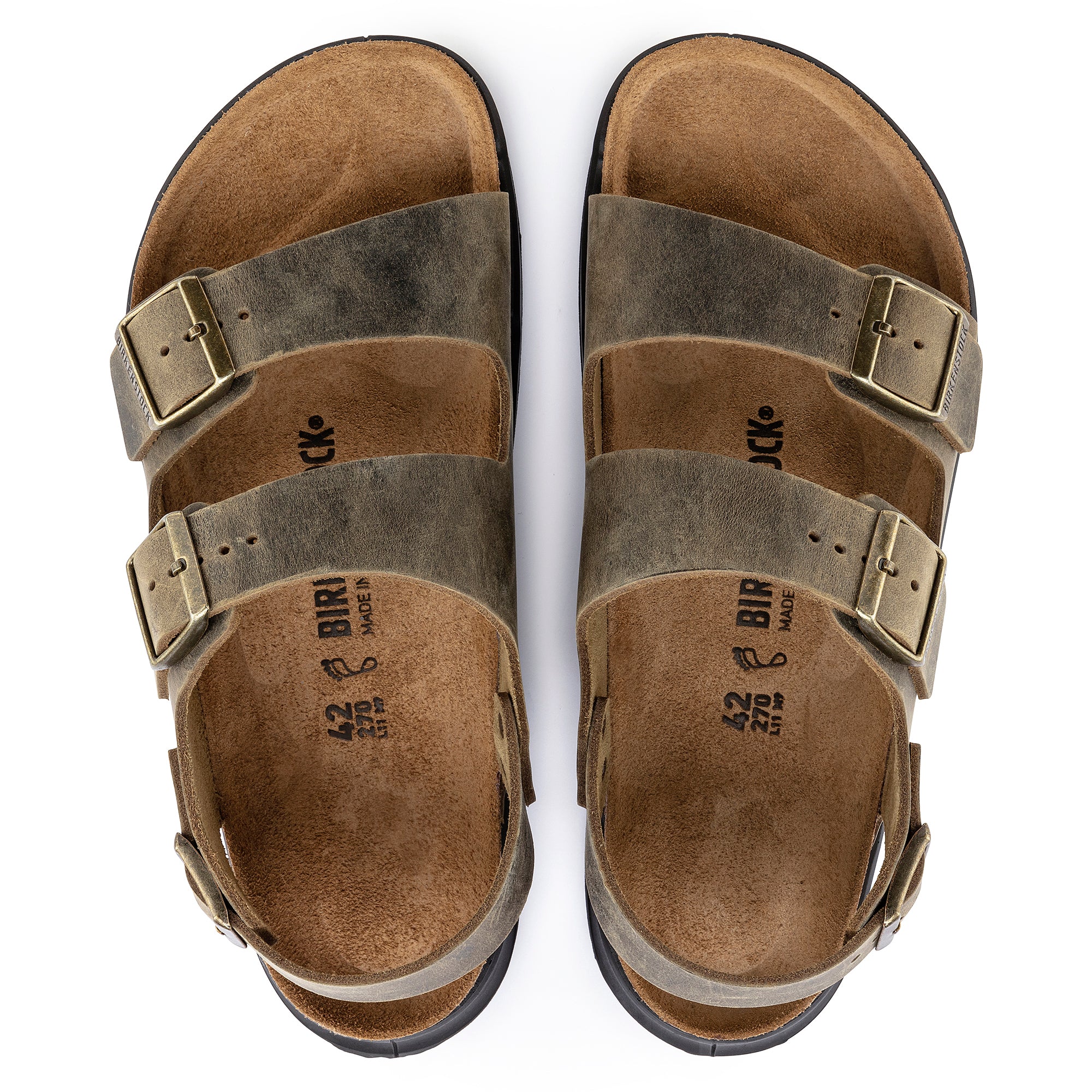 Birkenstock Milano Rugged Oiled Leather Men's  3