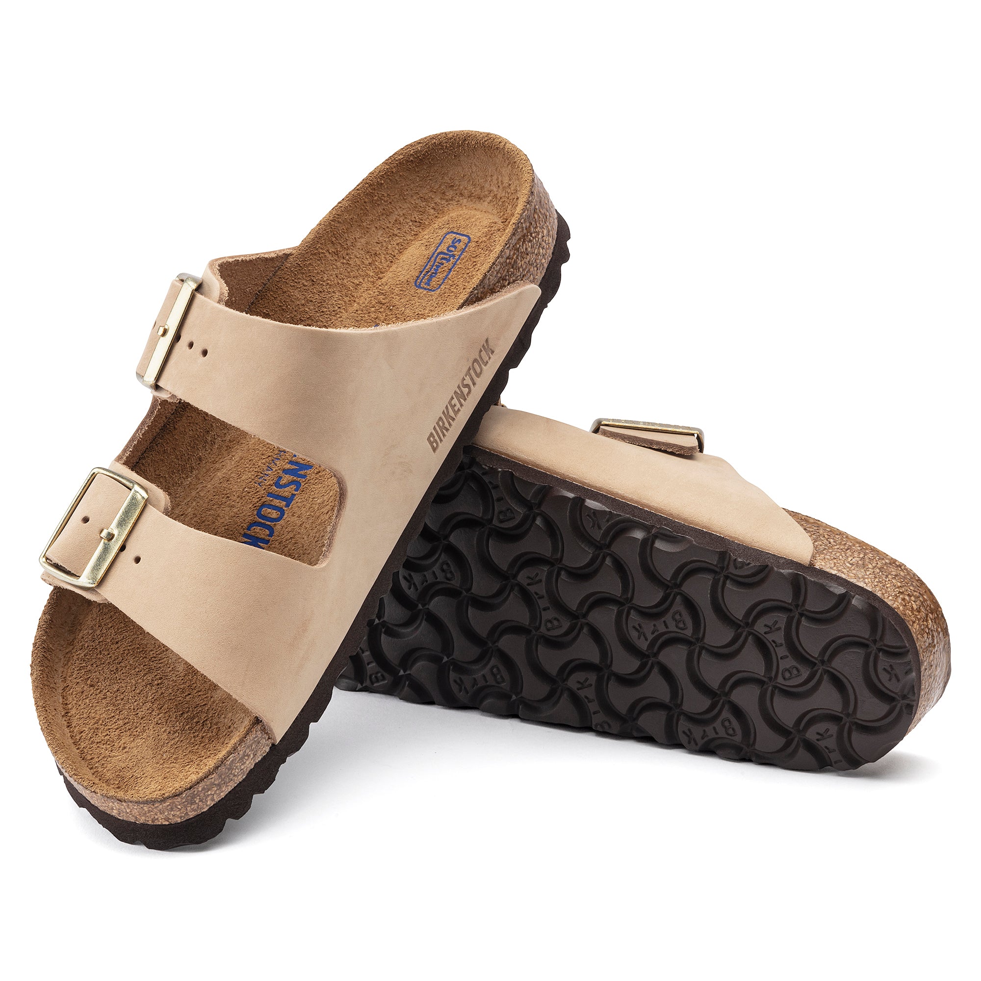 Birkenstock Arizona Soft Footbed Nubuck Leather Women's 7