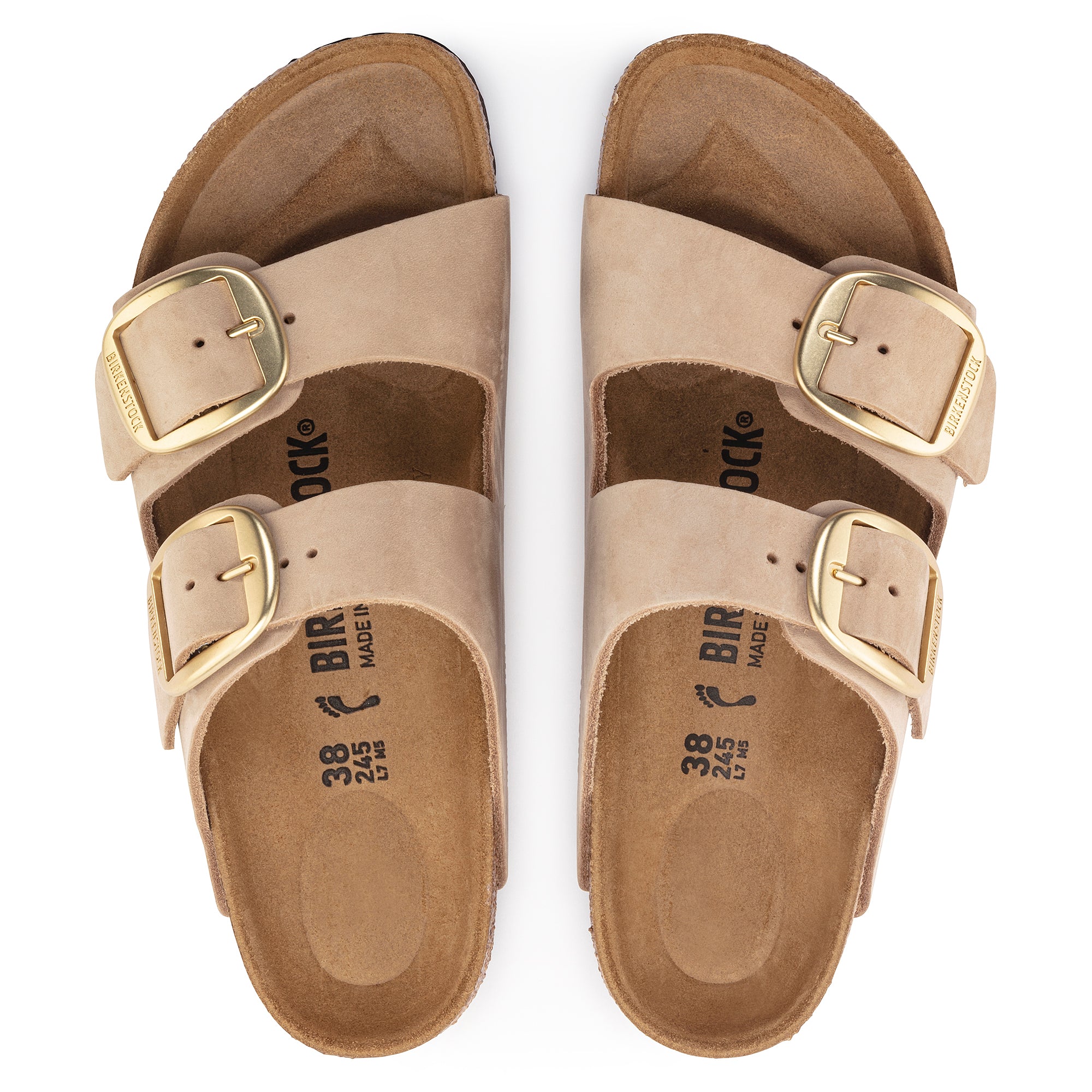 Birkenstock Arizona Big Buckle Nubuck Leather Women's 9