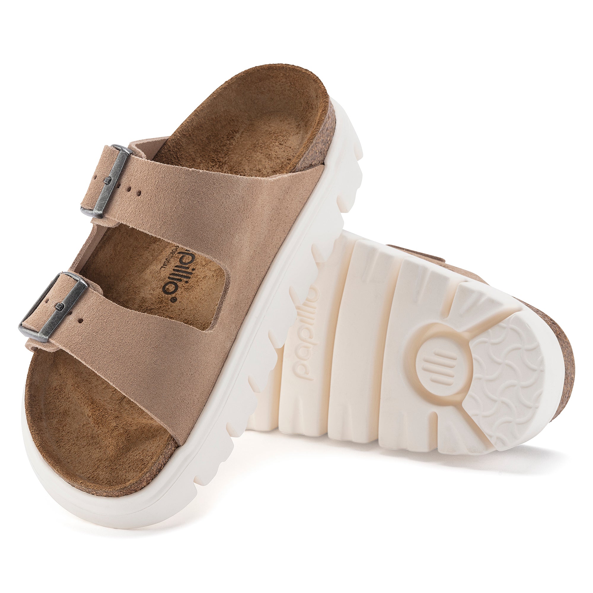 Birkenstock Papillio Arizona Chunky Suede Leather Women's 4