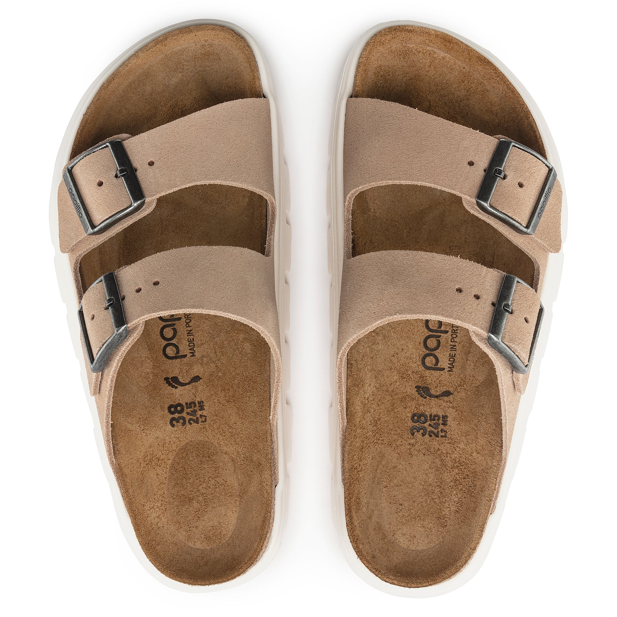 Birkenstock Papillio Arizona Chunky Suede Leather Women's 6
