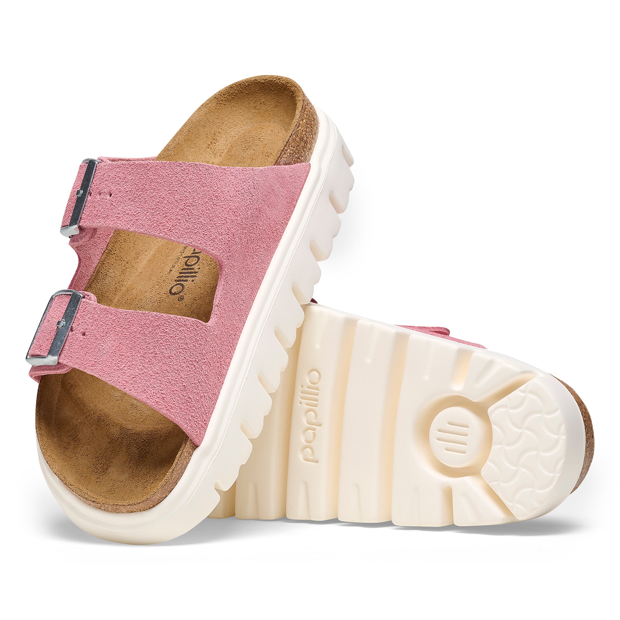 Birkenstock Papillio Arizona Chunky Suede Leather Women's  7