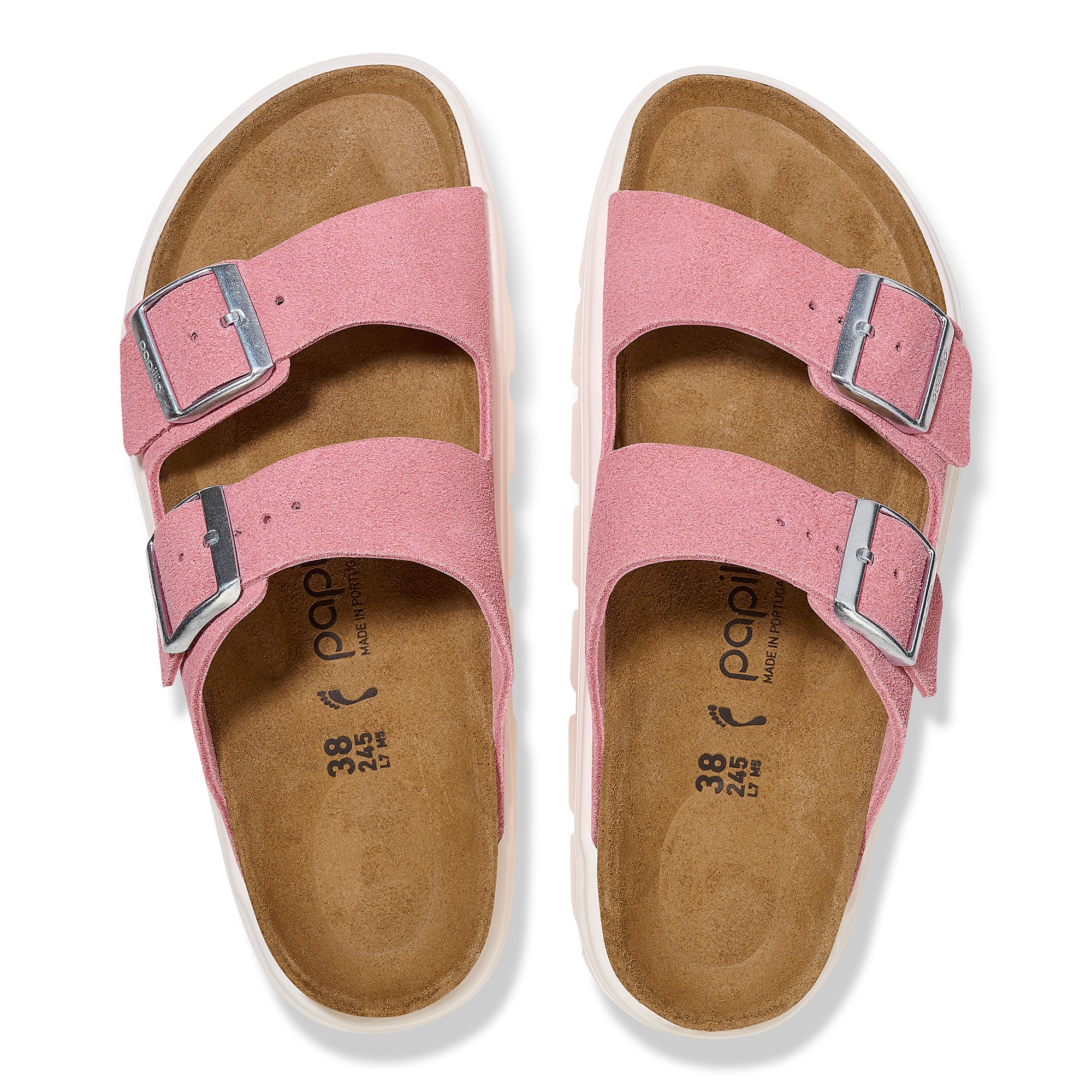 Birkenstock Papillio Arizona Chunky Suede Leather Women's  8