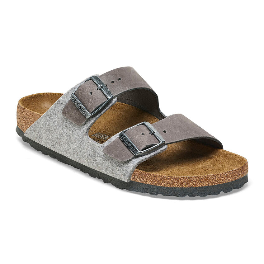 Birkenstock Arizona Natural Leather / Textile / Felt Women's