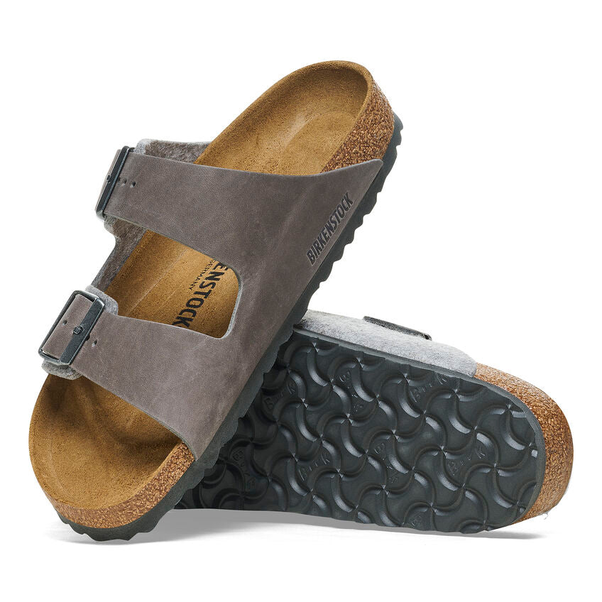 Birkenstock Arizona Natural Leather Textile Felt Women s