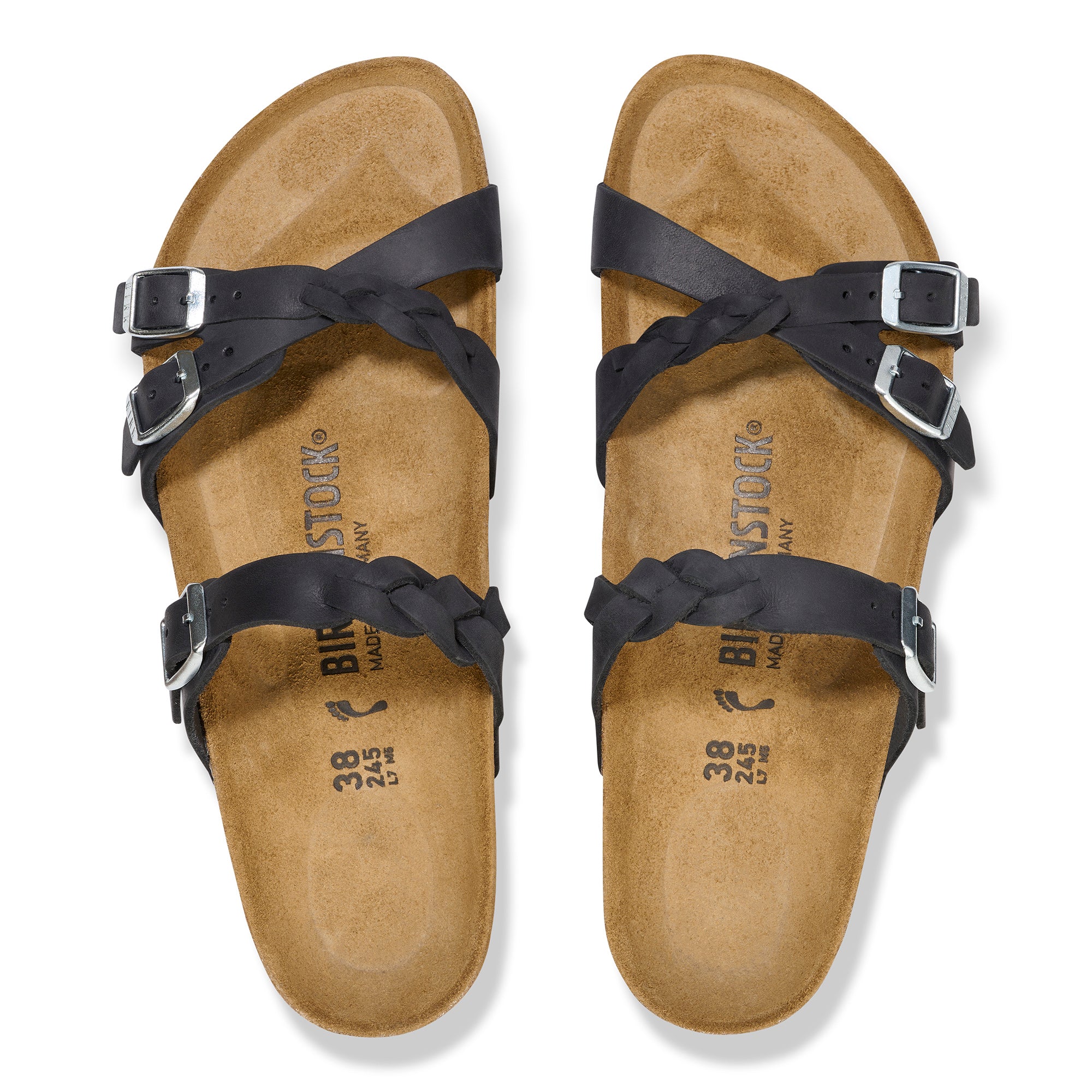 Birkenstock Franca Vegan Birkibuc Women's 3