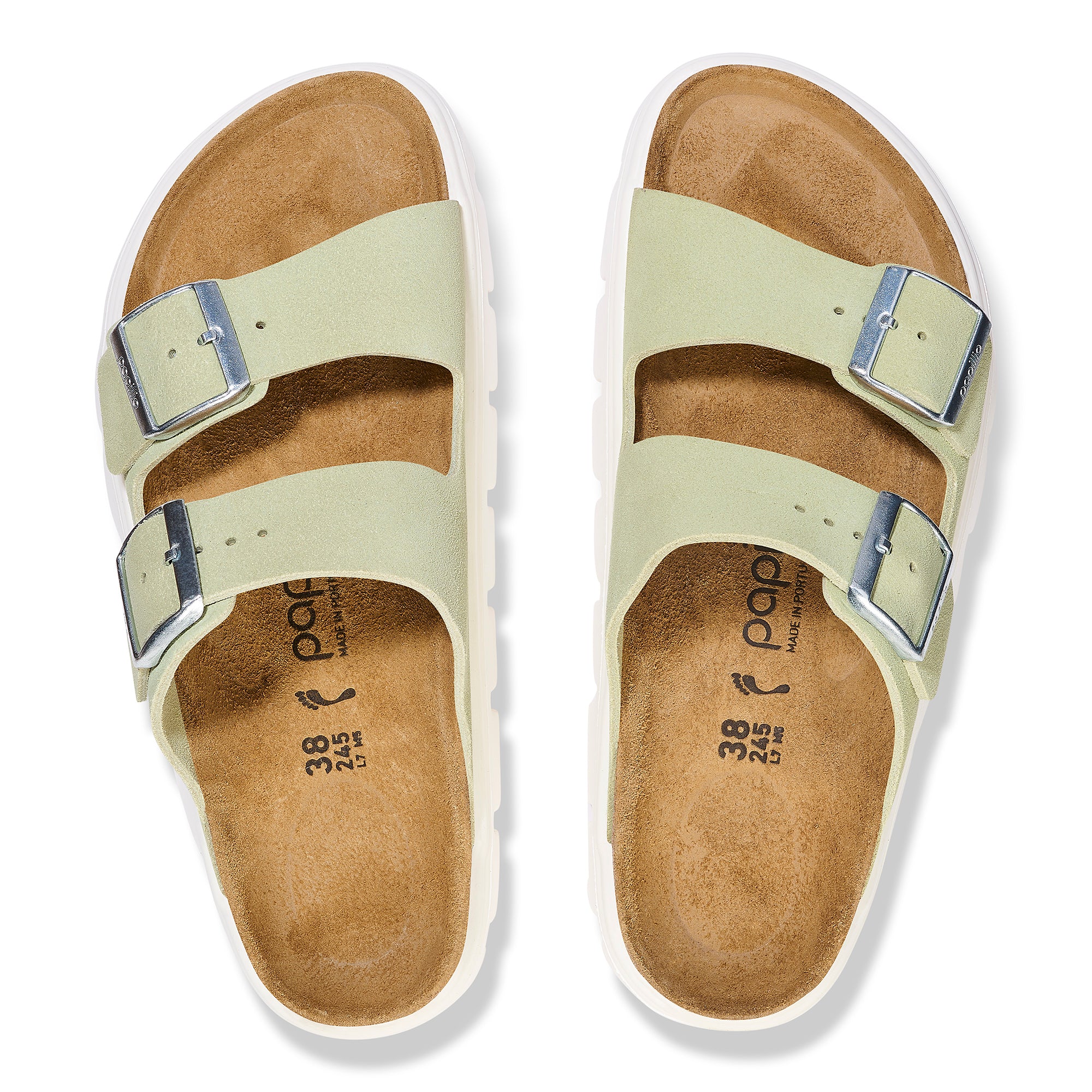 Birkenstock Papillio Arizona Chunky Suede Leather Women's  3