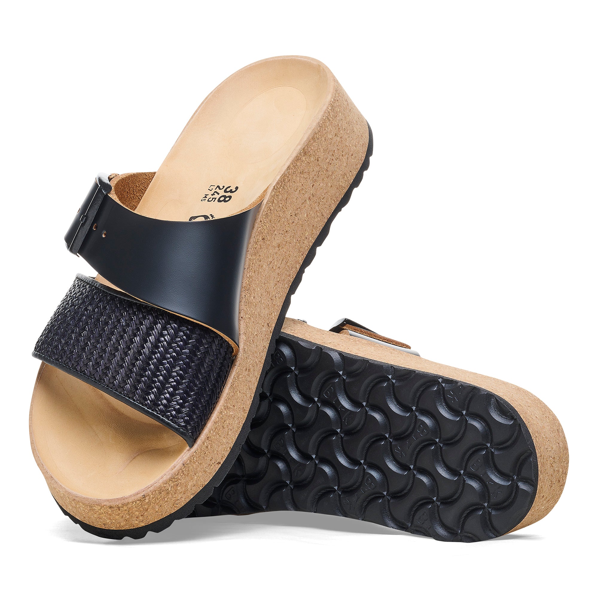 Birkenstock Papillio Almina Natural Leather / Synthetics Women's 5