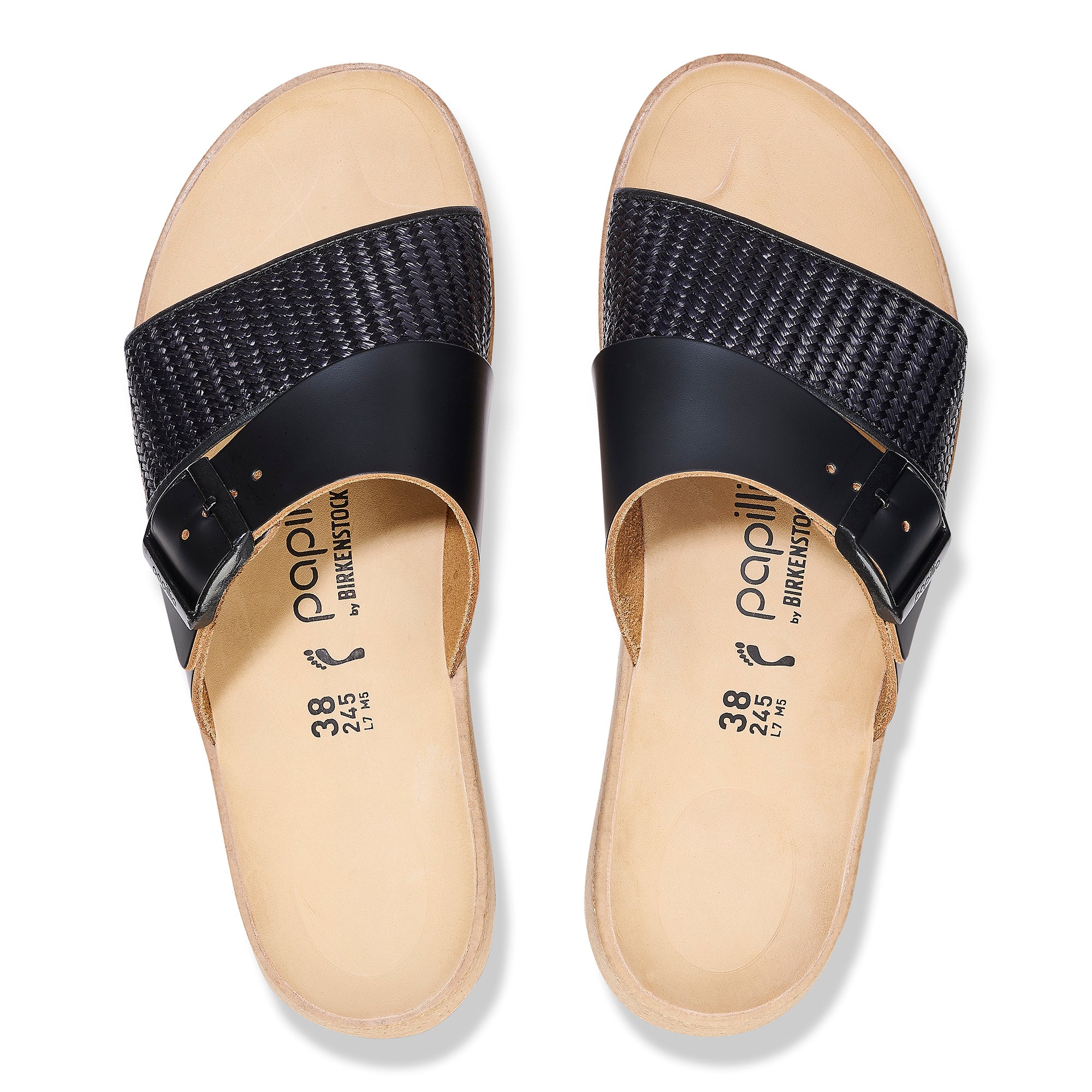 Birkenstock Papillio Almina Natural Leather / Synthetics Women's 6
