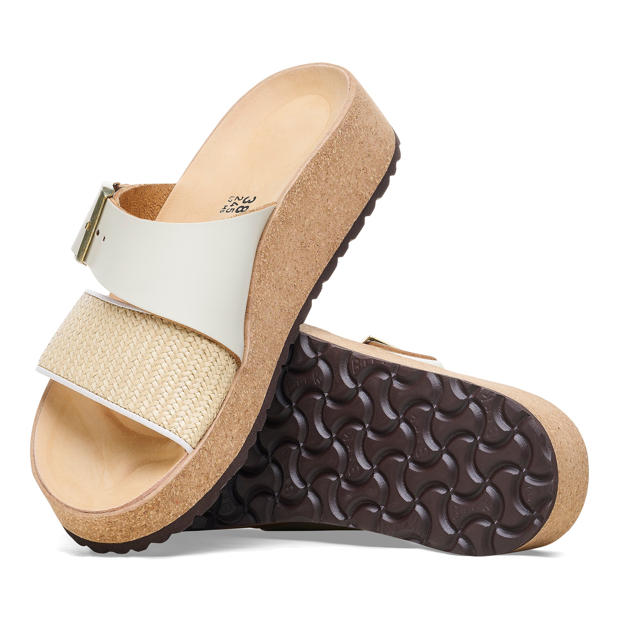 Birkenstock Papillio Almina Natural Leather / Synthetics Women's 1