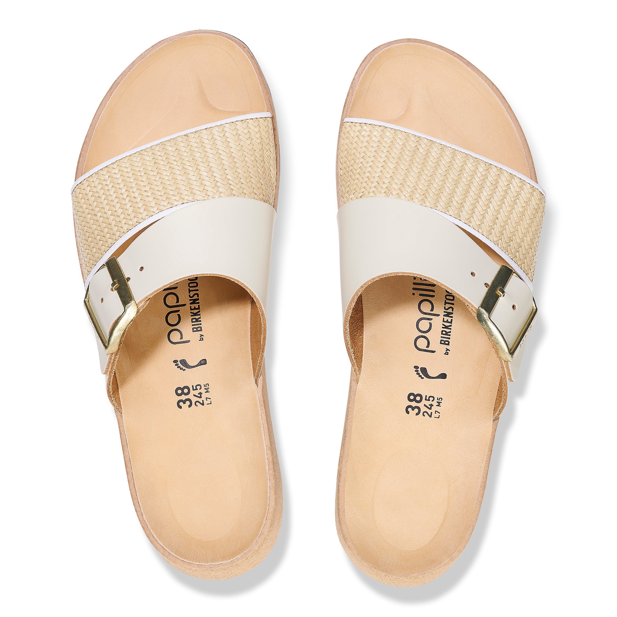 Birkenstock Papillio Almina Natural Leather / Synthetics Women's 3