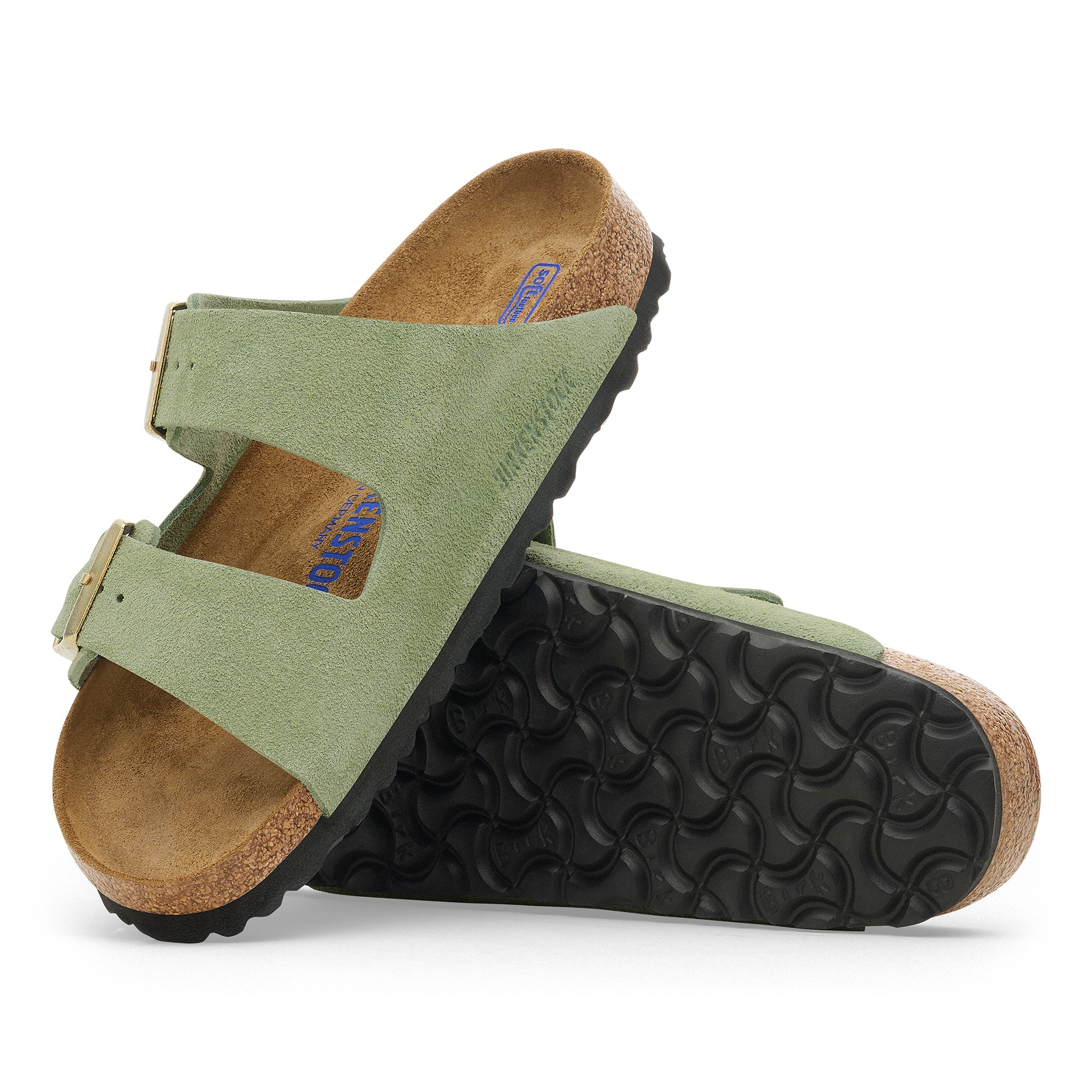 Birkenstock Arizona Soft Footbed Suede Leather Women's (MEDIUM/NARROW WIDTH) 9 10