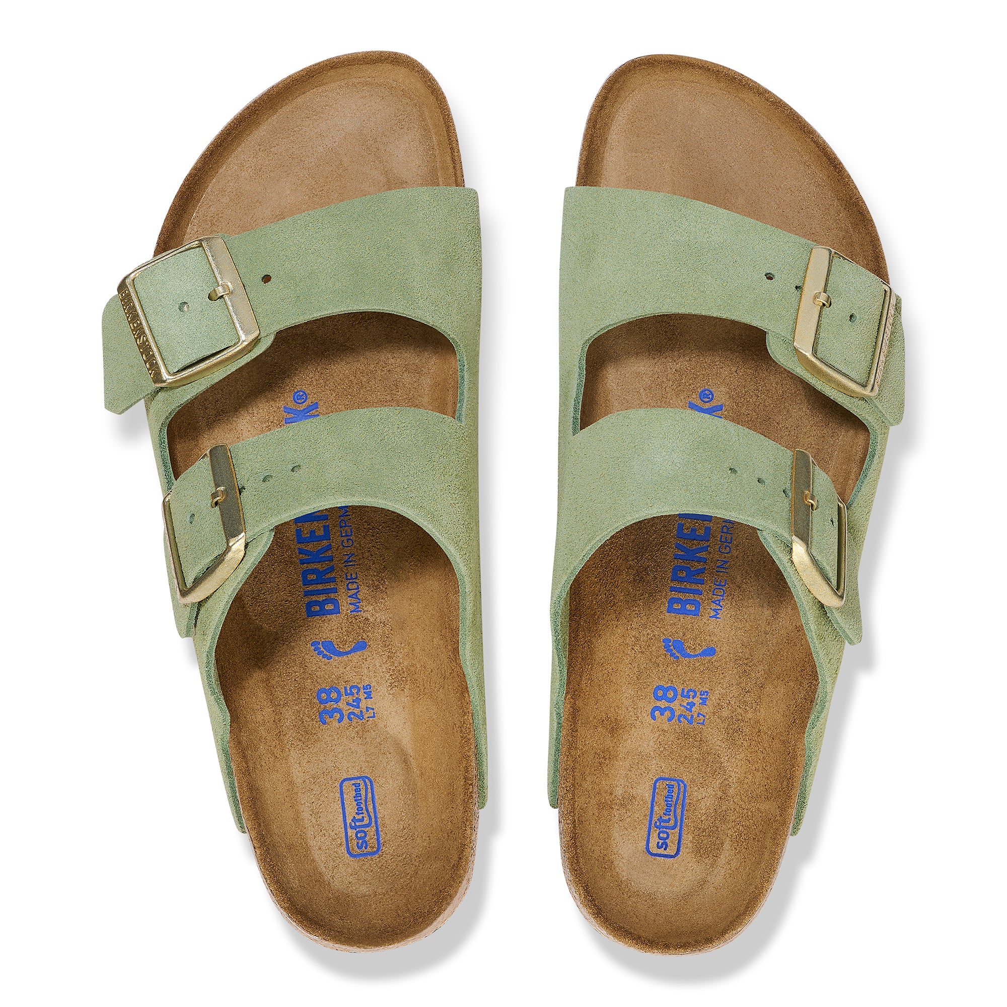Birkenstock Arizona Soft Footbed Suede Leather Women's (MEDIUM/NARROW WIDTH) 9 11