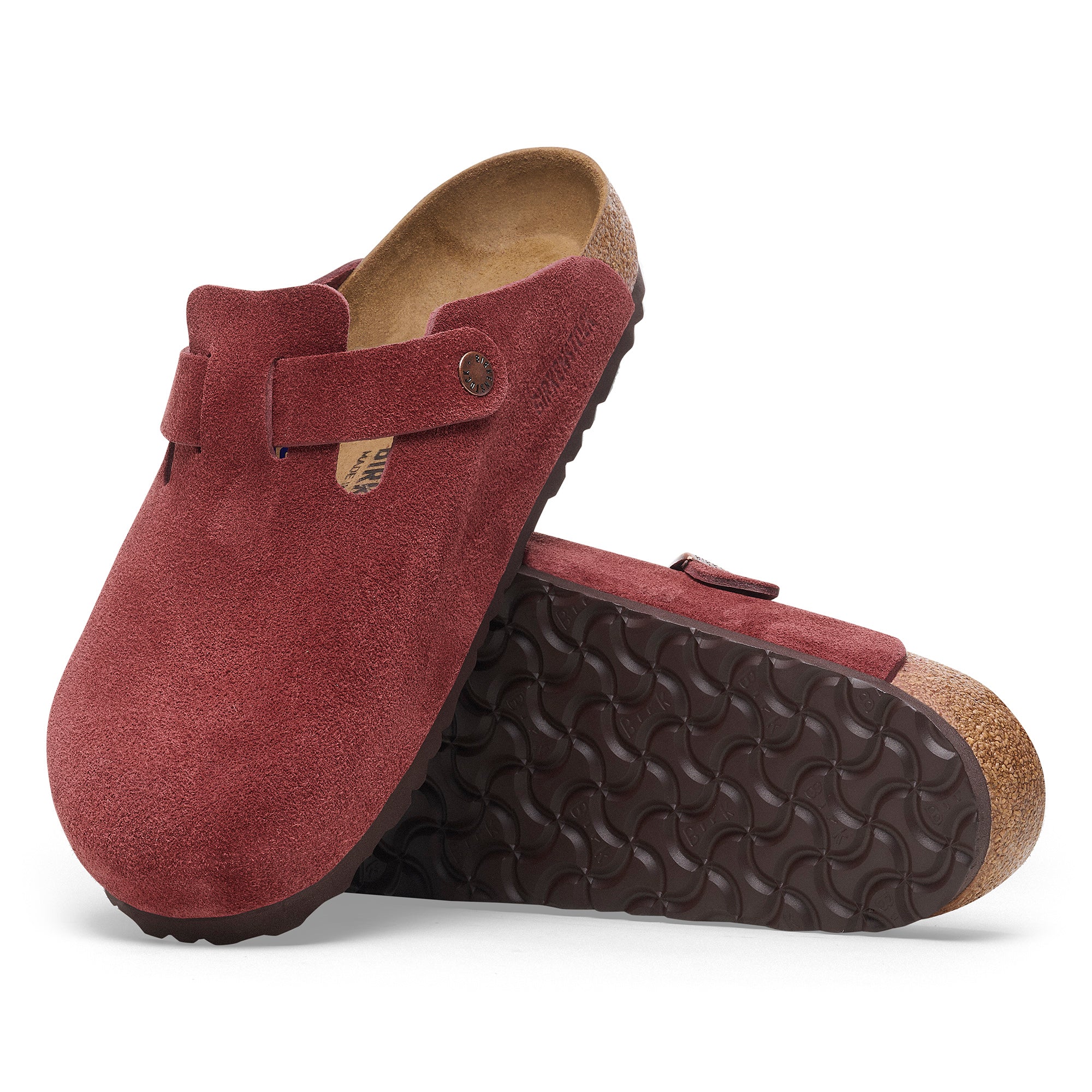 Birkenstock Boston Suede Leather Clog 1