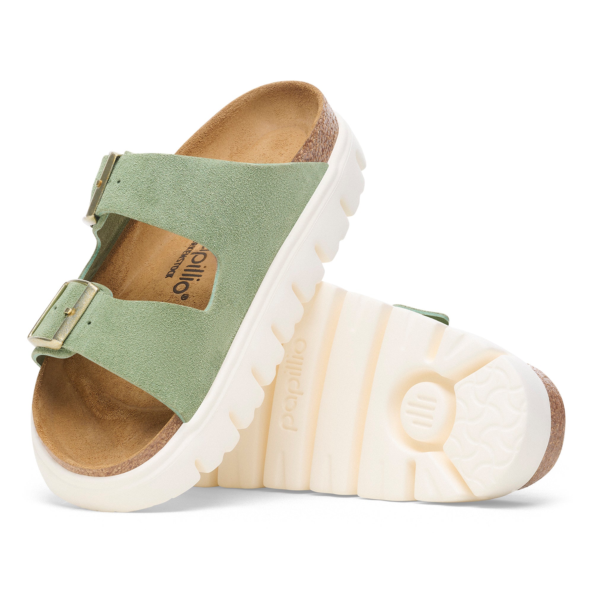Birkenstock Arizona Papillio Platform Suede Leather Women's 1
