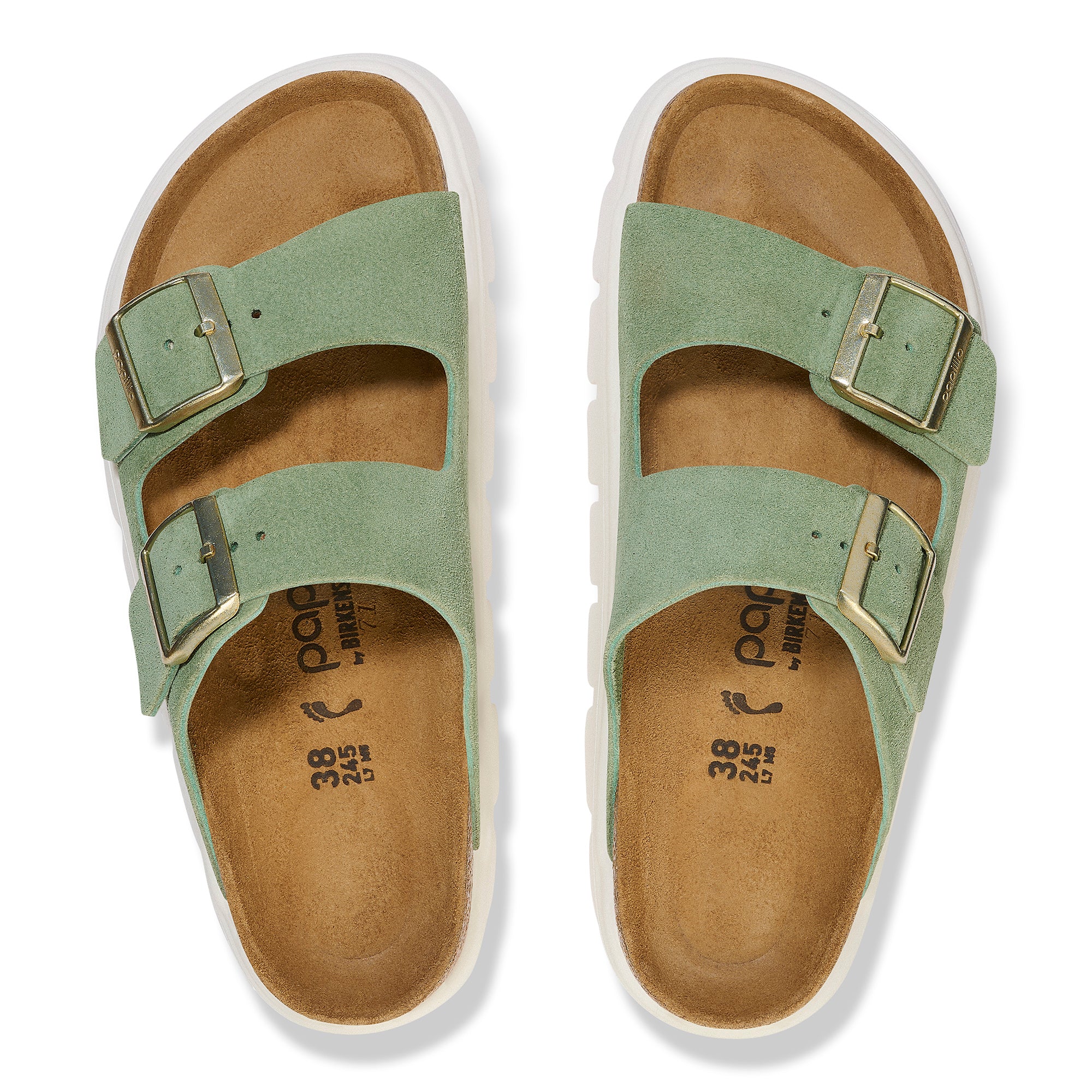 Birkenstock Arizona Papillio Platform Suede Leather Women's 3